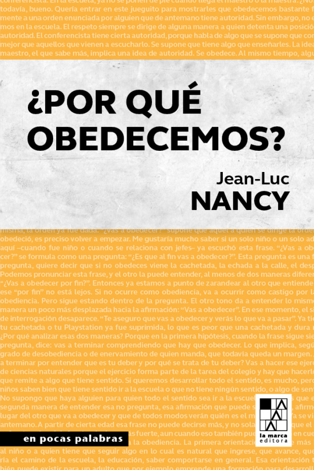 Portada ¿Por qué obedecemos?
