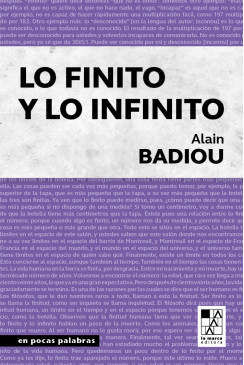 Lo finito y lo infinito
