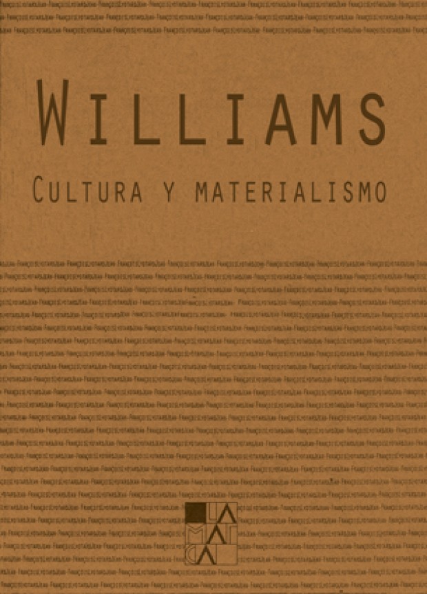 Portada Cultura y materialismo